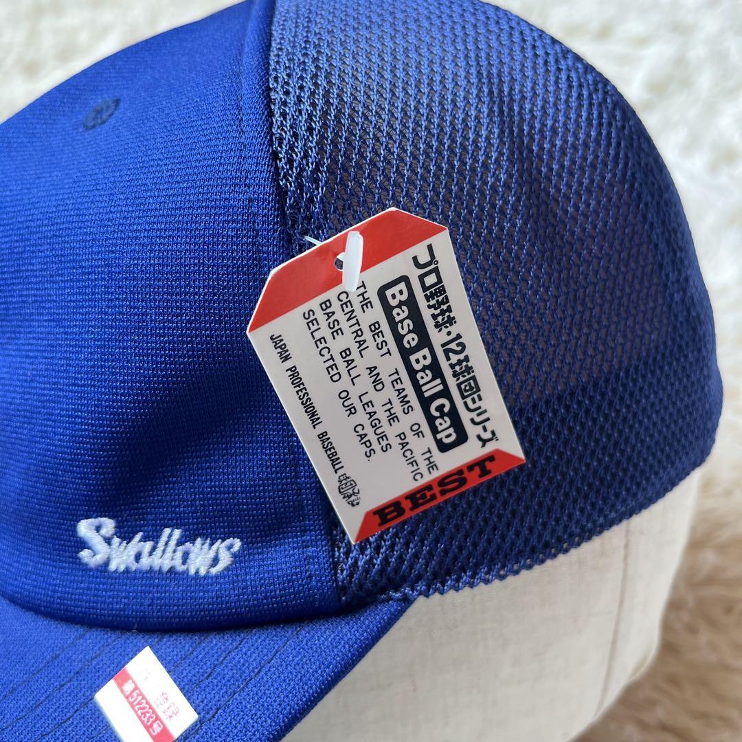 90's 東京ヤクルト スワローズ キャップ 帽子 当時物 球団承認 未使用