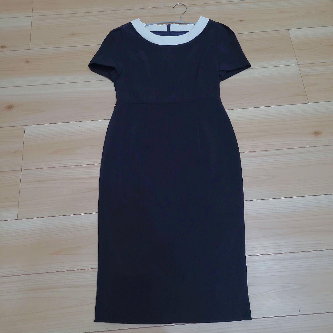 【新品】ルイルエブティック バイカラー ジャケット Iライン ワンピース スーツ