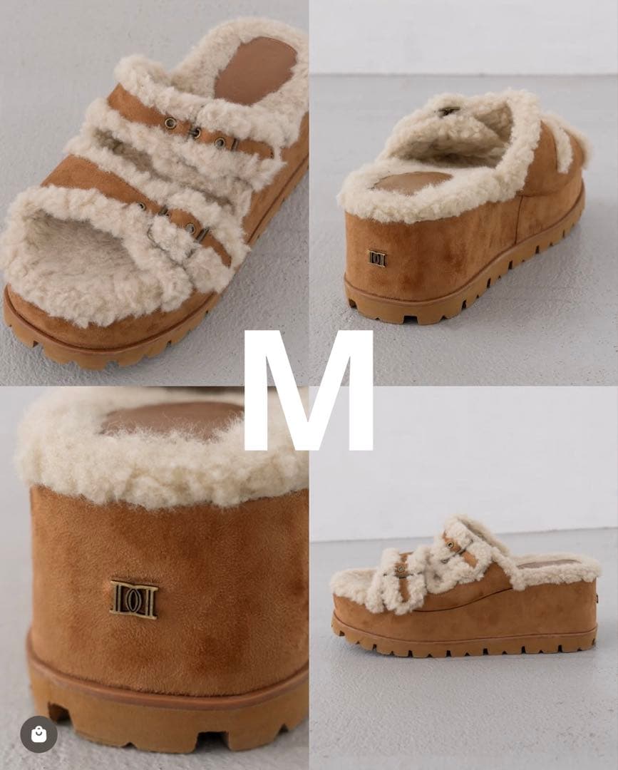 Darich フェイクムートンベルトスリッポン