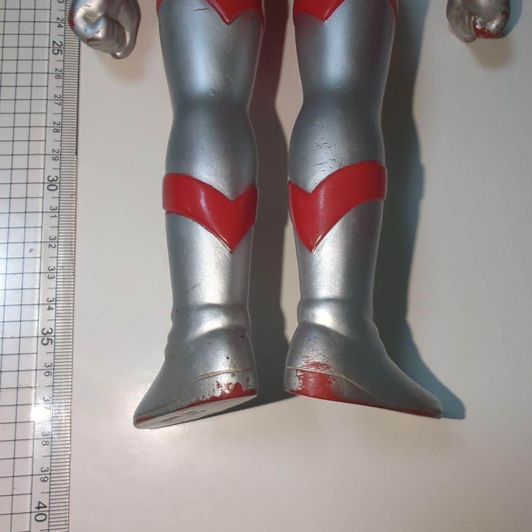 値下げ済　中古ソフビ　ウルトラマン　ビッグサイズ　30センチ　バンダイ　ポピー
