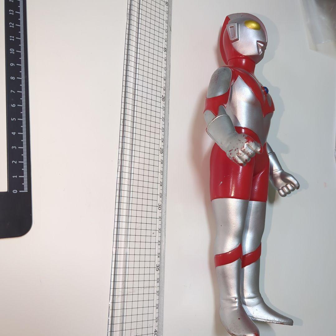 値下げ済　中古ソフビ　ウルトラマン　ビッグサイズ　30センチ　バンダイ　ポピー