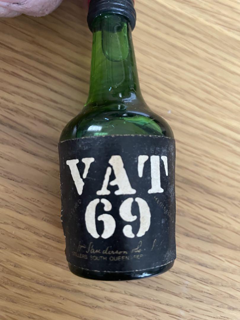 未開封 古酒 VAT 69 ウイスキー 48ml ミニボトル - メルカリ