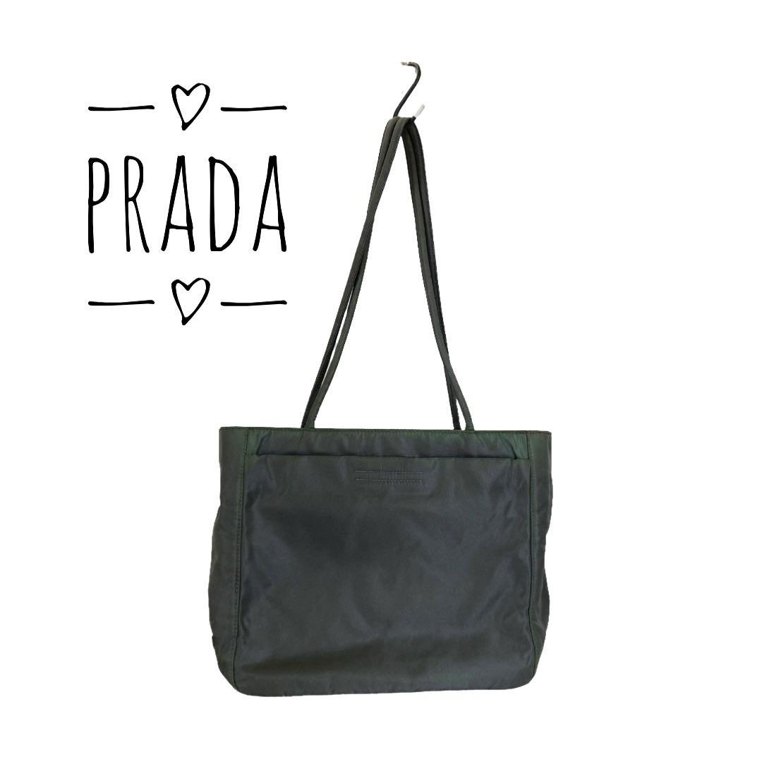 プラダ　PRADA ナイロンバッグ　トートバッグ　三角ロゴ