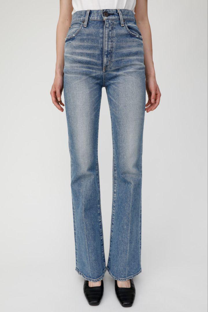 moussy MVS フレアデニム ヴィンテージ加工 24 S 大人気 美品