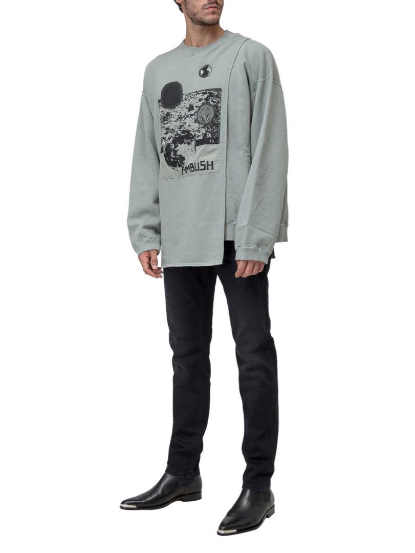 AMBUSH♦スウェット AMBUSH Ambush Academy スウェットシャツ | グレー | FARFETCH JP