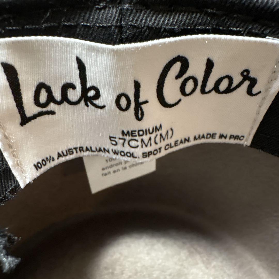 【激安アウトレット!】 Lack of Color ベージュハット Mサイズ 57cm 試着のみタグ付き 帽子