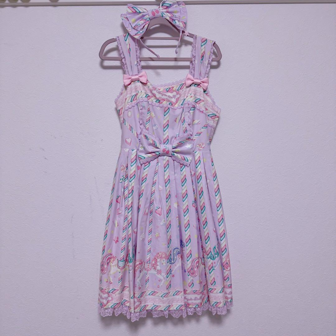 未使用品 Angelic Pretty シュガーリィカーニバルJSK