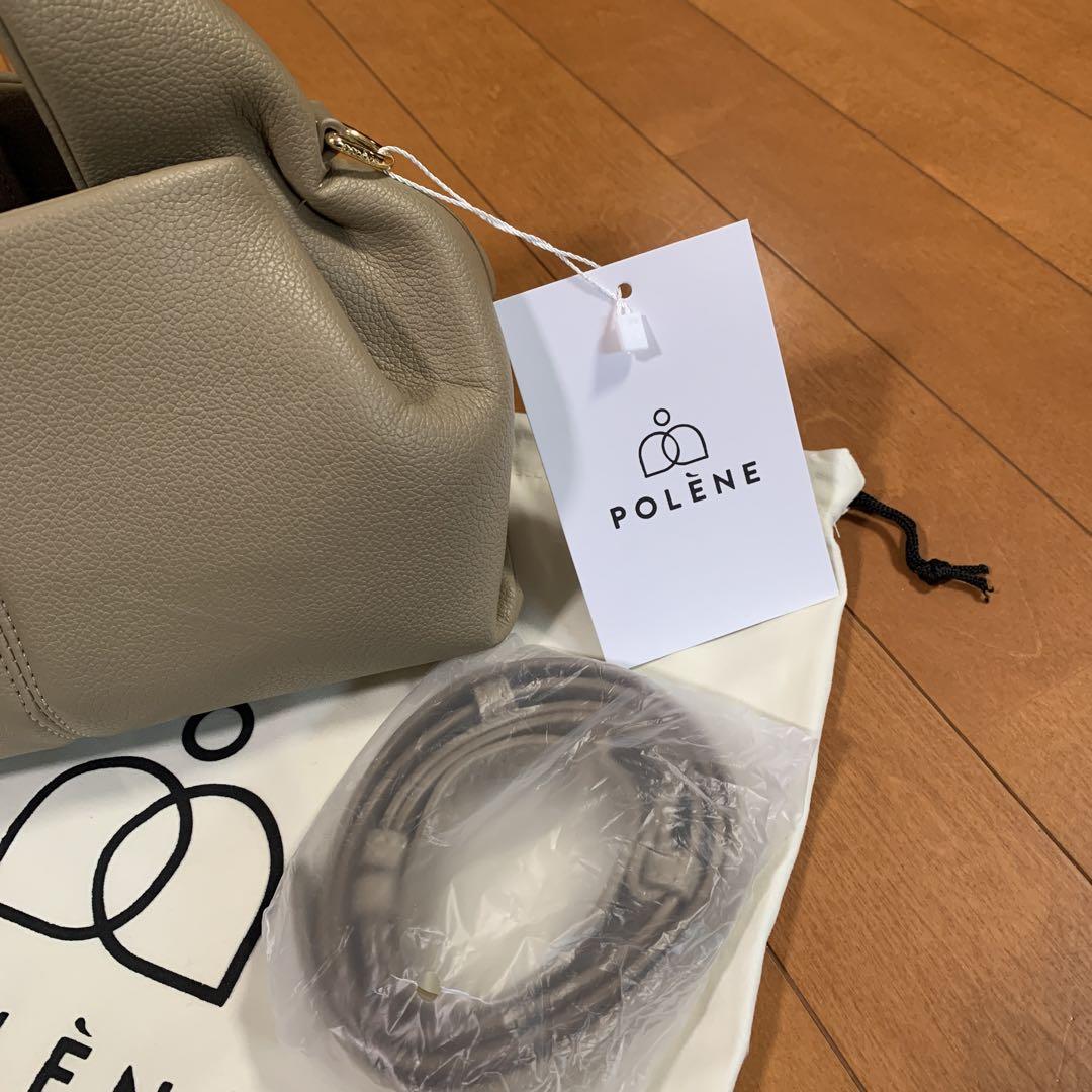 ポレーヌ POLENE ショルダーバッグ グレー レディース