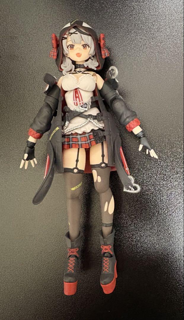 figma沙花叉クロヱ　開封済 ホロライブ」沙花叉クロヱさんが表情パーツ豊富なfigmaに