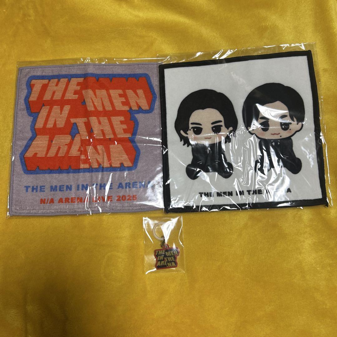 N/A 錦戸亮 赤西仁 くじ タオル 缶バッジ アンブレラマーカー 銀テ N／Aくじ 赤西仁 錦戸亮 ハンカチ 缶バッジアンブレラマーカー