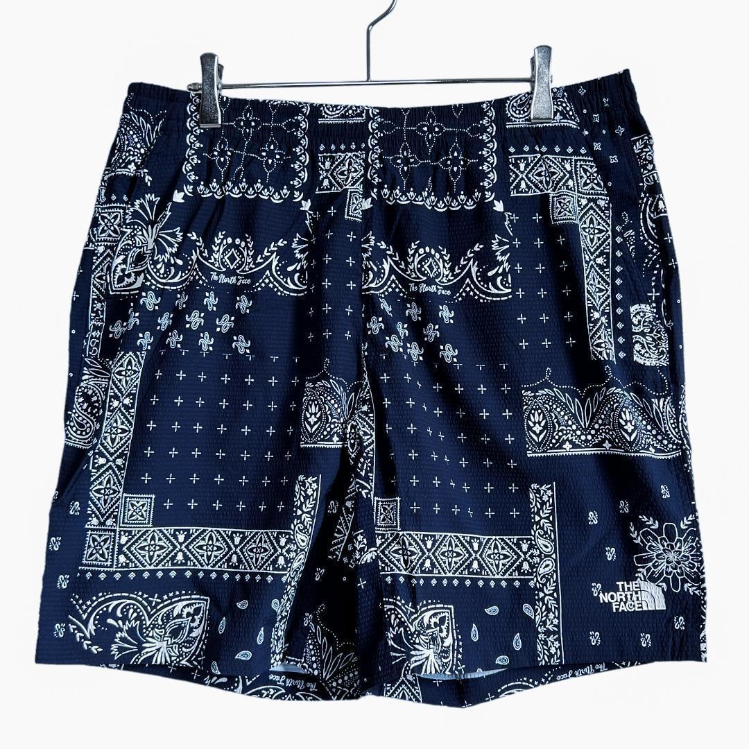 ranor ネイビー バンダナ柄 ショートパンツ S ranor / BANDANA VERY SHORT PANTS - トリッパーズ Trippers