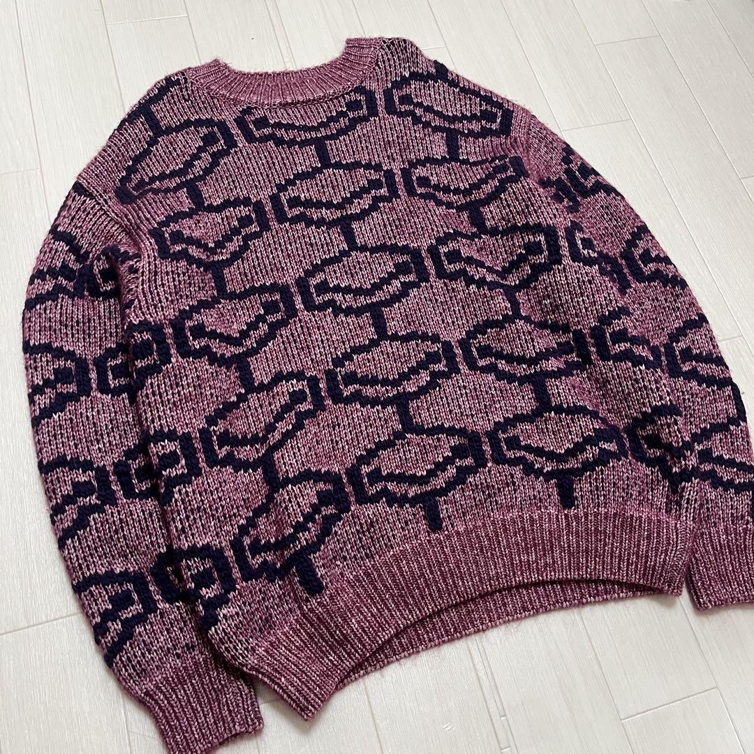 NAMACHECO ナマチェコ AKAD CREWNECK ニット パープル