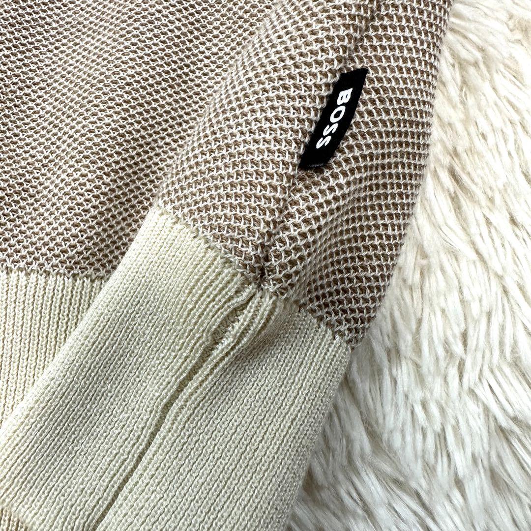 【新品タグ付き】BOSS ヒューゴボス ポロシャツ L  ベージュ