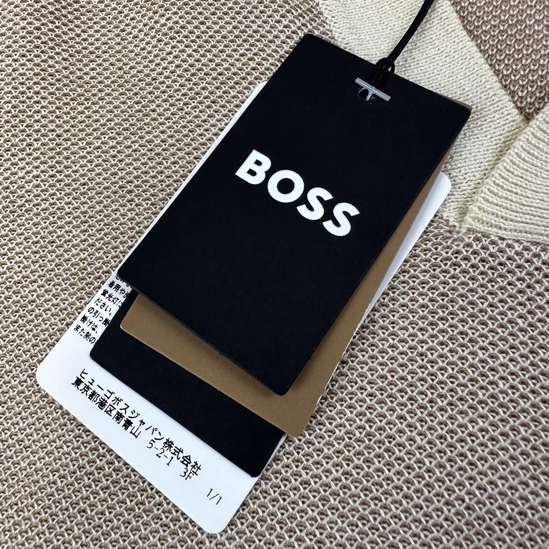 【新品タグ付き】BOSS ヒューゴボス ポロシャツ L  ベージュ