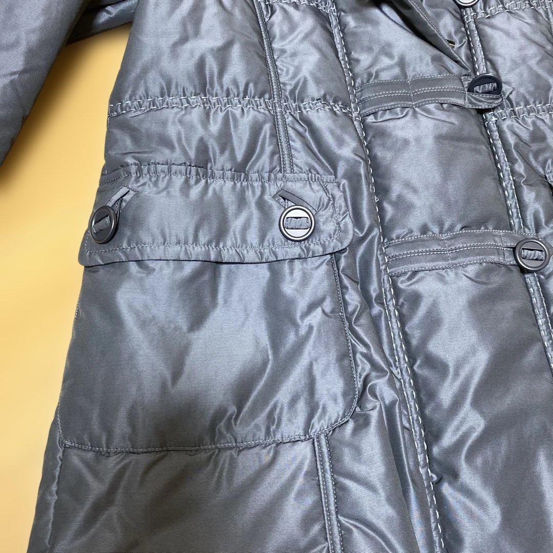 レリアン キルティングコート ブルーグレー Lサイズ レリアン キルティングコート ブルーグレー Lサイズ