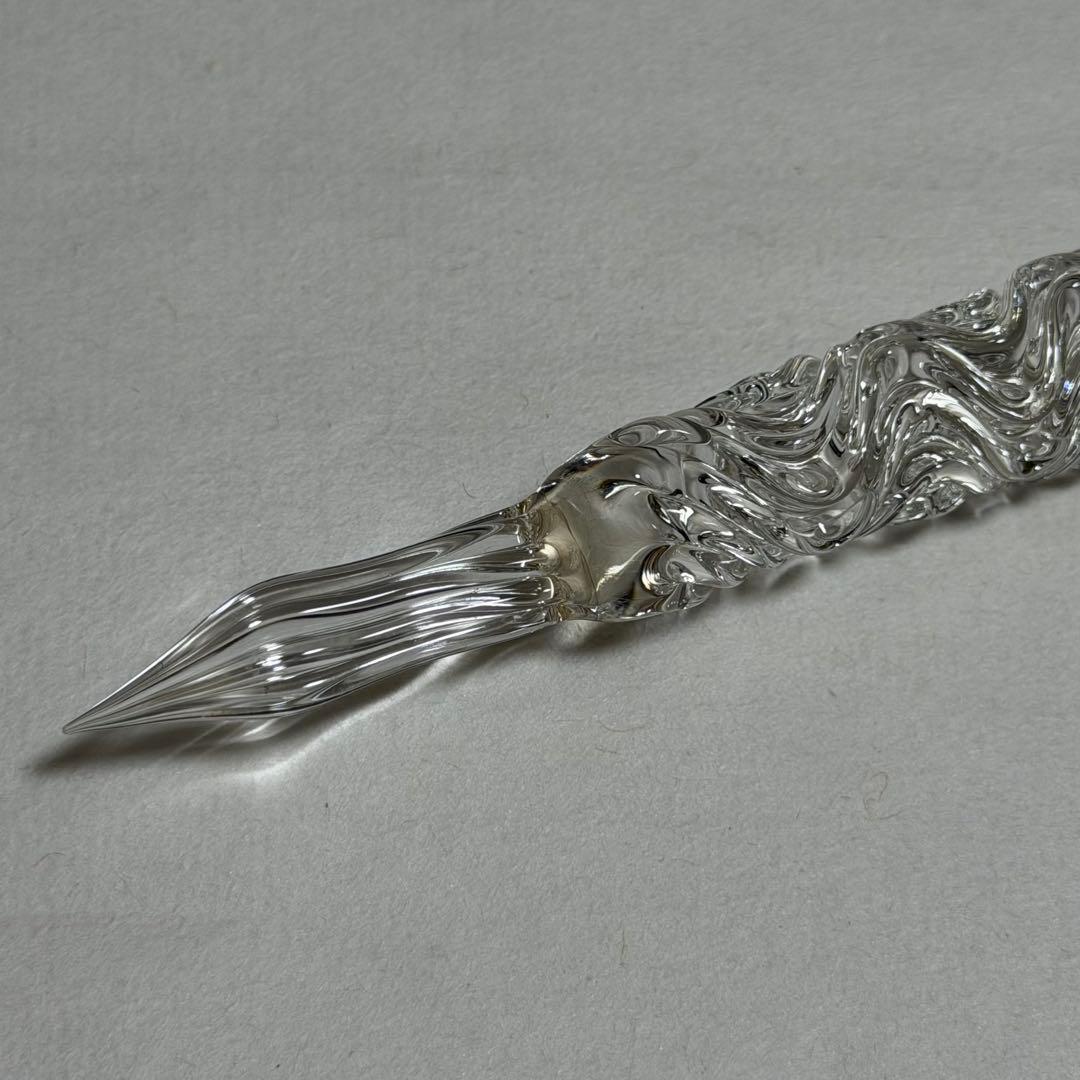 透明 ガラスペン目立った傷や汚れなし