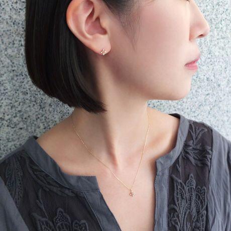 テイクアップ K10ダイヤモンドピアス