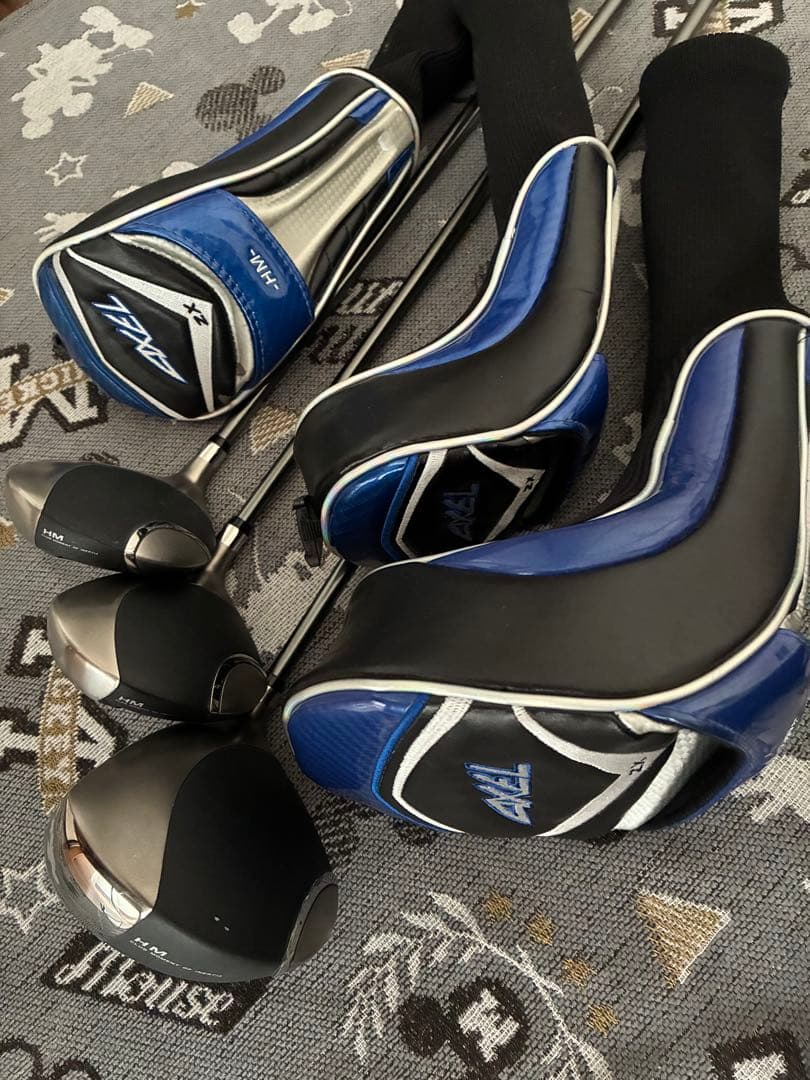 左利き、つるやゴルフドライバー3本セット