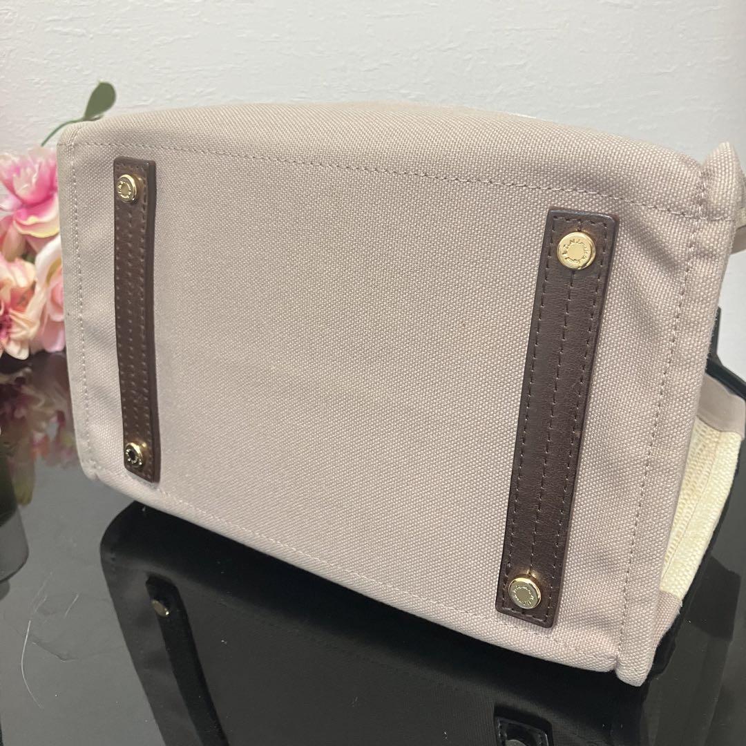 ADMJ✨キャンバス かごトート トートバッグ レザー - メルカリ
