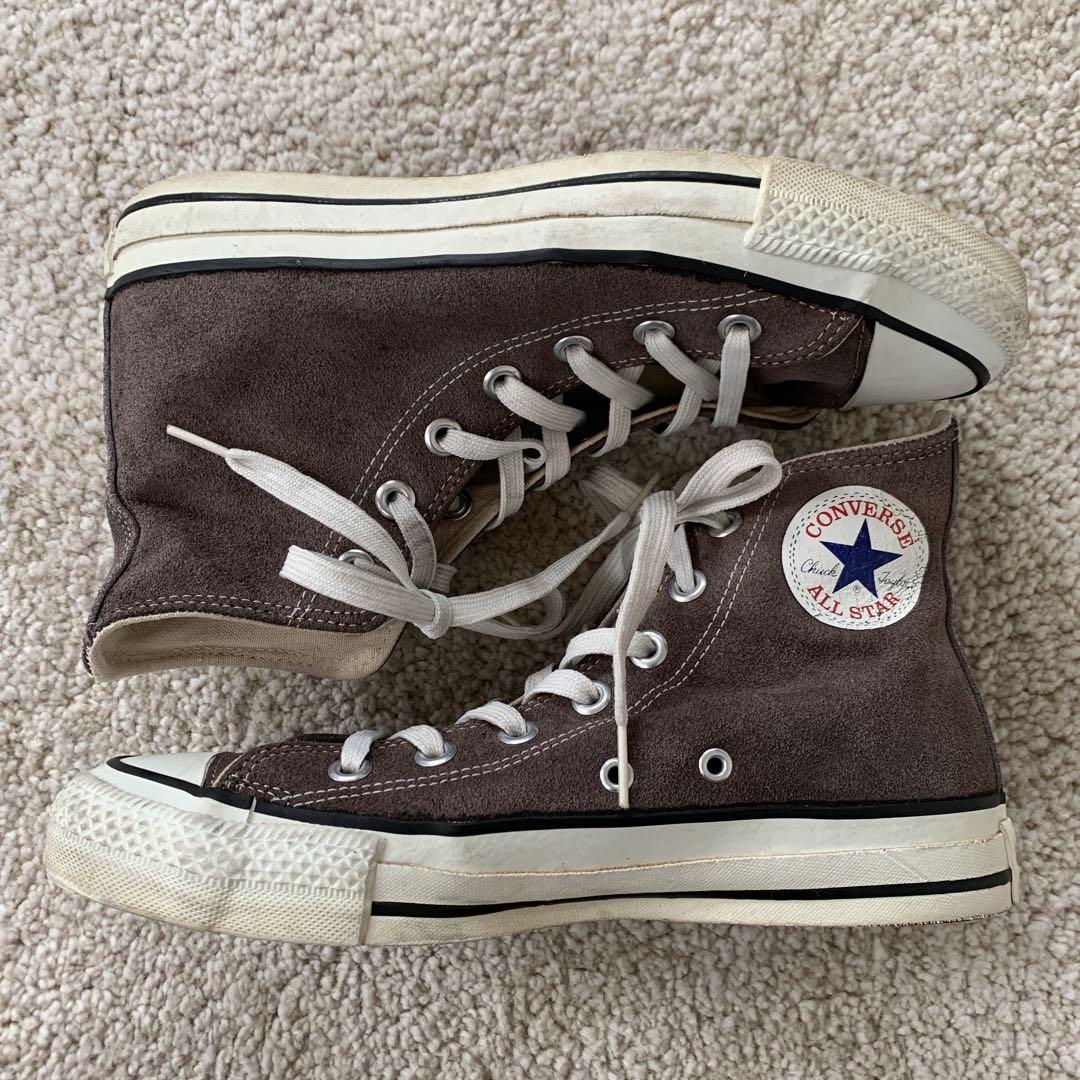 80s converse all star Hi suede GRAY USA 80s converse all star Hi suede GRAY USA