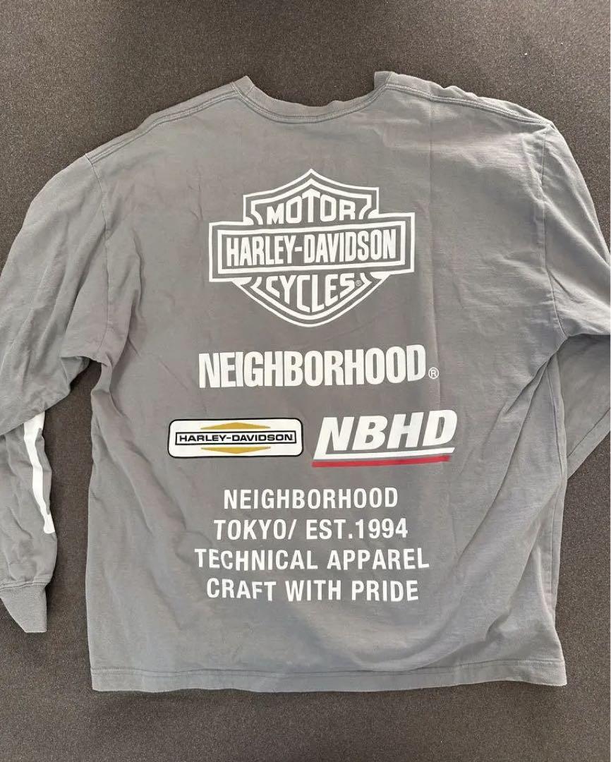 Harley-Davidson NEIGHBORHOOD 骨格プリント Tシャツ