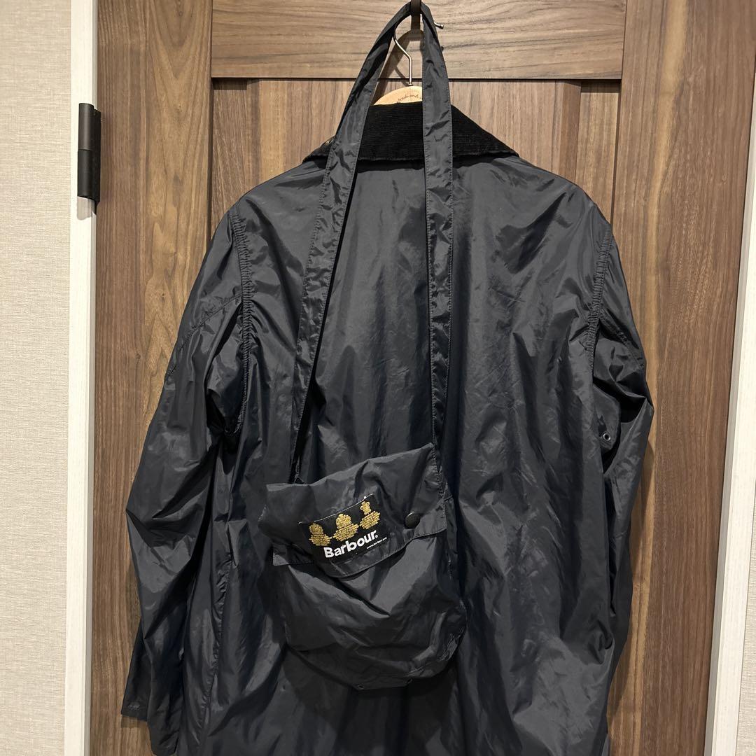 【美品】　Barbour パッカブル コート　ブラック