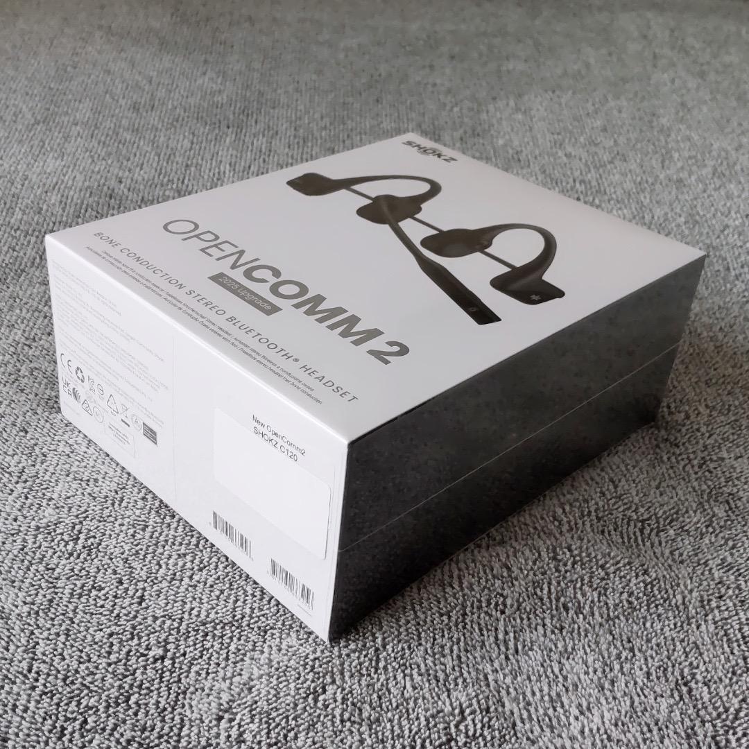 Shokz OpenComm2 2025 Upgrade 骨伝導イヤホン【新品】
