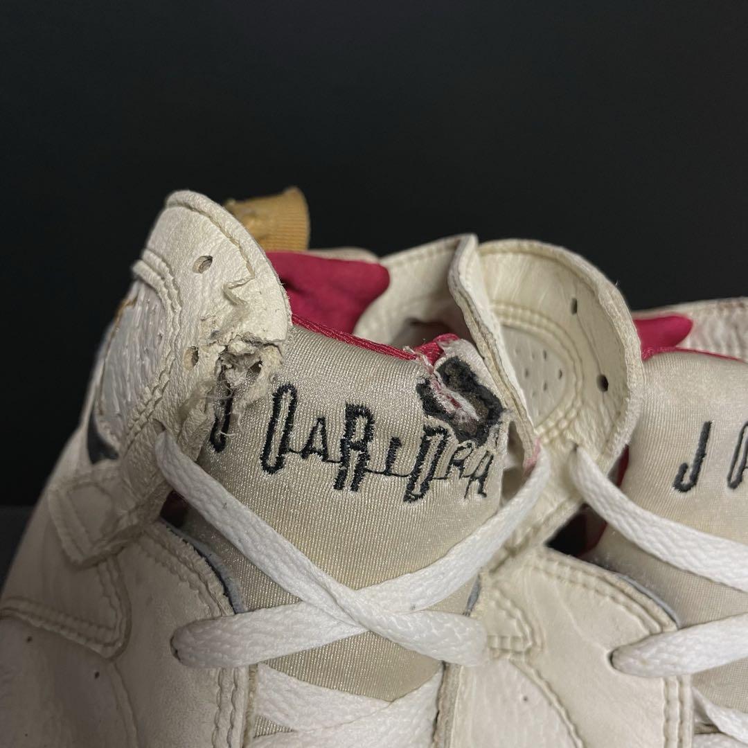 90s NIKE AIR JORDAN 7 オリジナル 白×金 メンズ