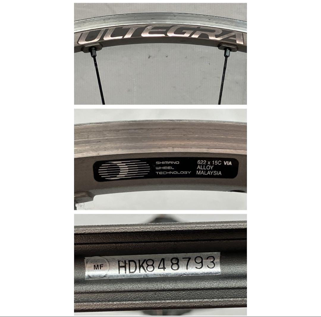 Shimano Ultegra 完組ホイール WH-6800 フロントのみ