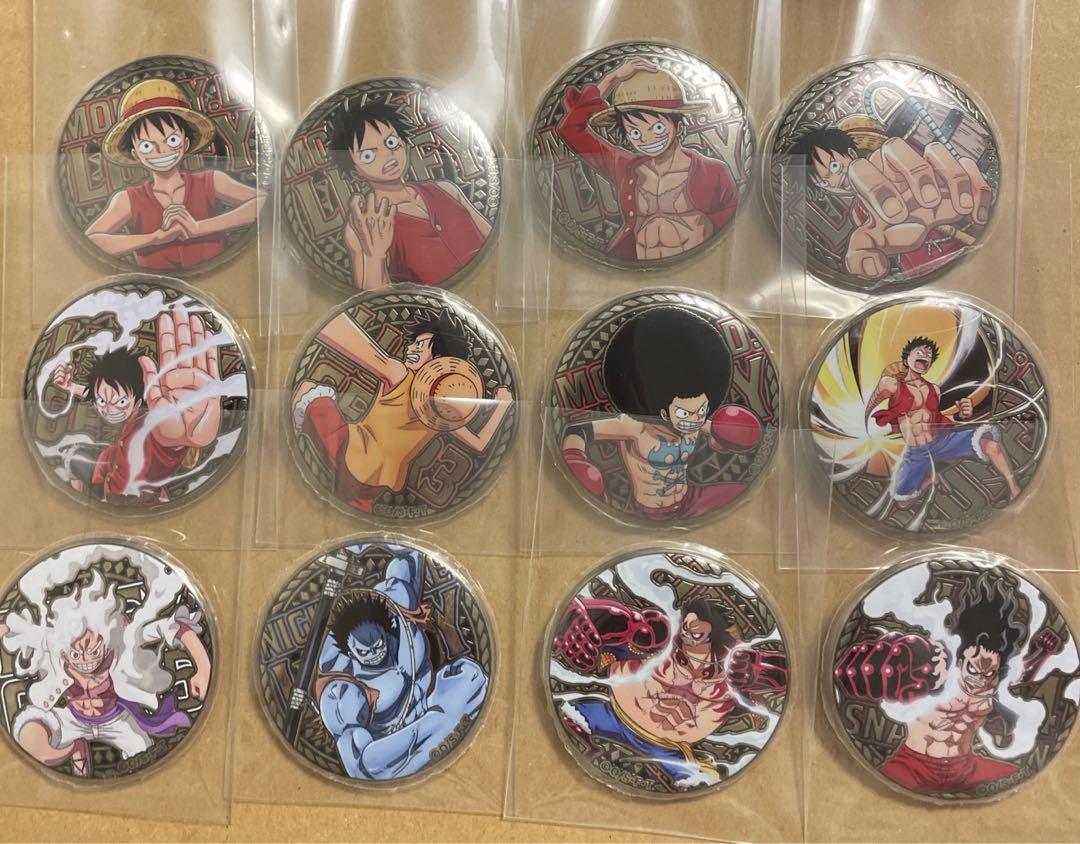 ルフィ】ワンピース バースデイ缶バッジ ジャンプショップ 2024