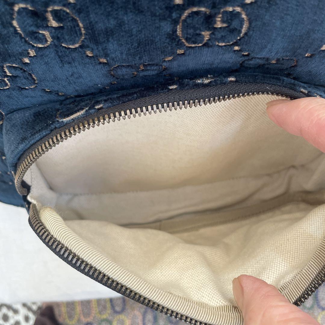 GUCCI グッチ スモールバックパック GGベルベット 574942