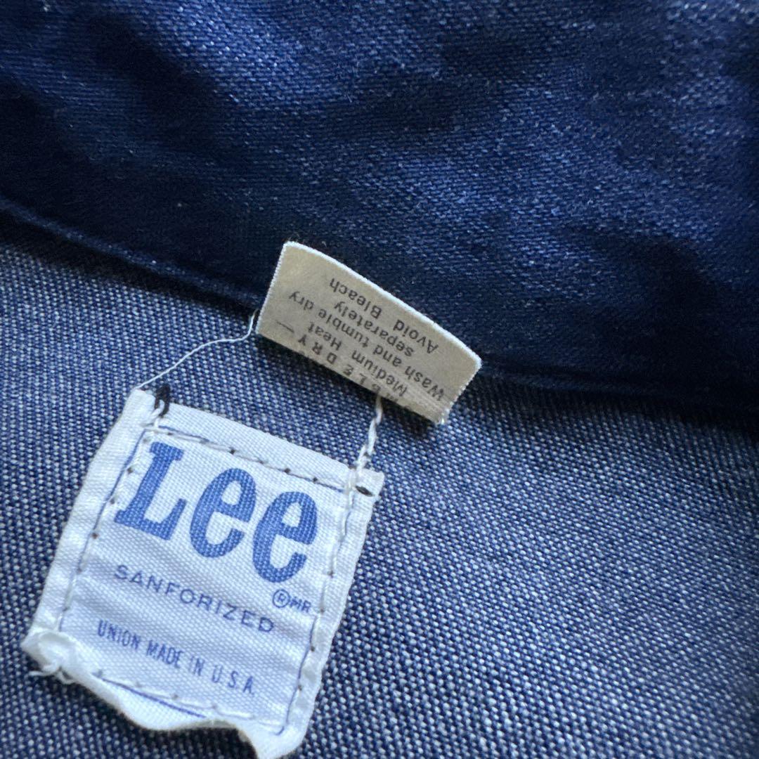 極上美品 70s lee 91j カバーオール デニム 91-j ロコジャケット 