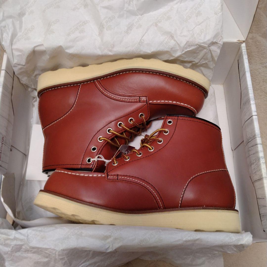 ブラウンレザー ワークブーツ ハイカット27cm CEDAR CREST