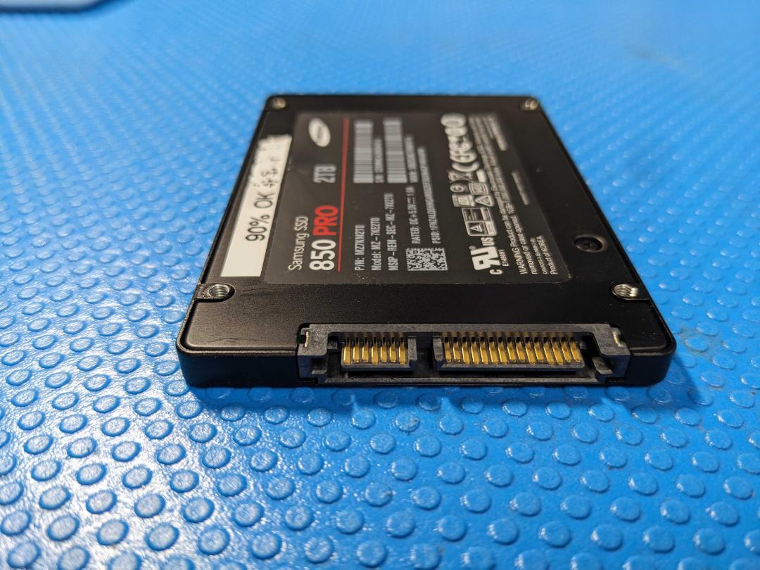 R*u様 Samsung SSD 850 PRO 2TB : 2048.4 GB