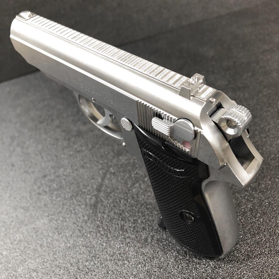 マルゼン ガスガン ワルサー ニューPPK/S ステンレスマガジン 固定スライド