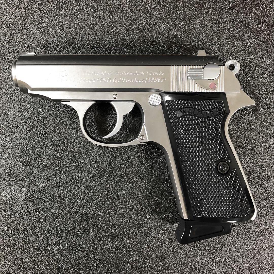 マルゼン ガスガン ワルサー ニューPPK/S ステンレスマガジン 固定スライド