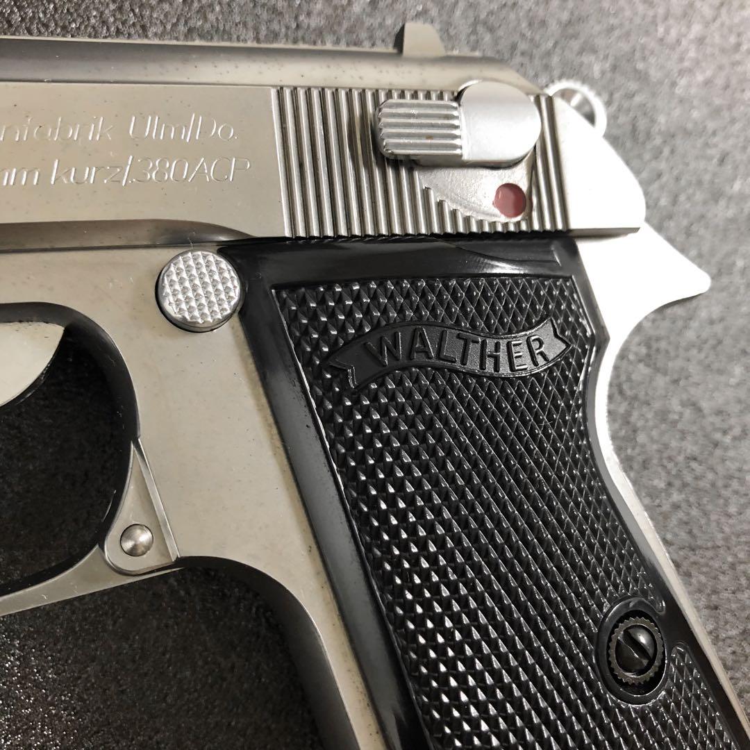 マルゼン ガスガン ワルサー ニューPPK/S ステンレスマガジン 固定スライド