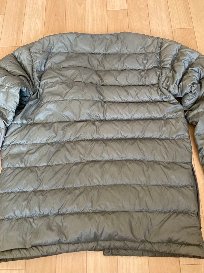 NANGA ナンガ ホワイトレーベル ダウンカーディガン グレー L NANGA ナンガ ホワイトレーベル ダウンカーディガン グレー L