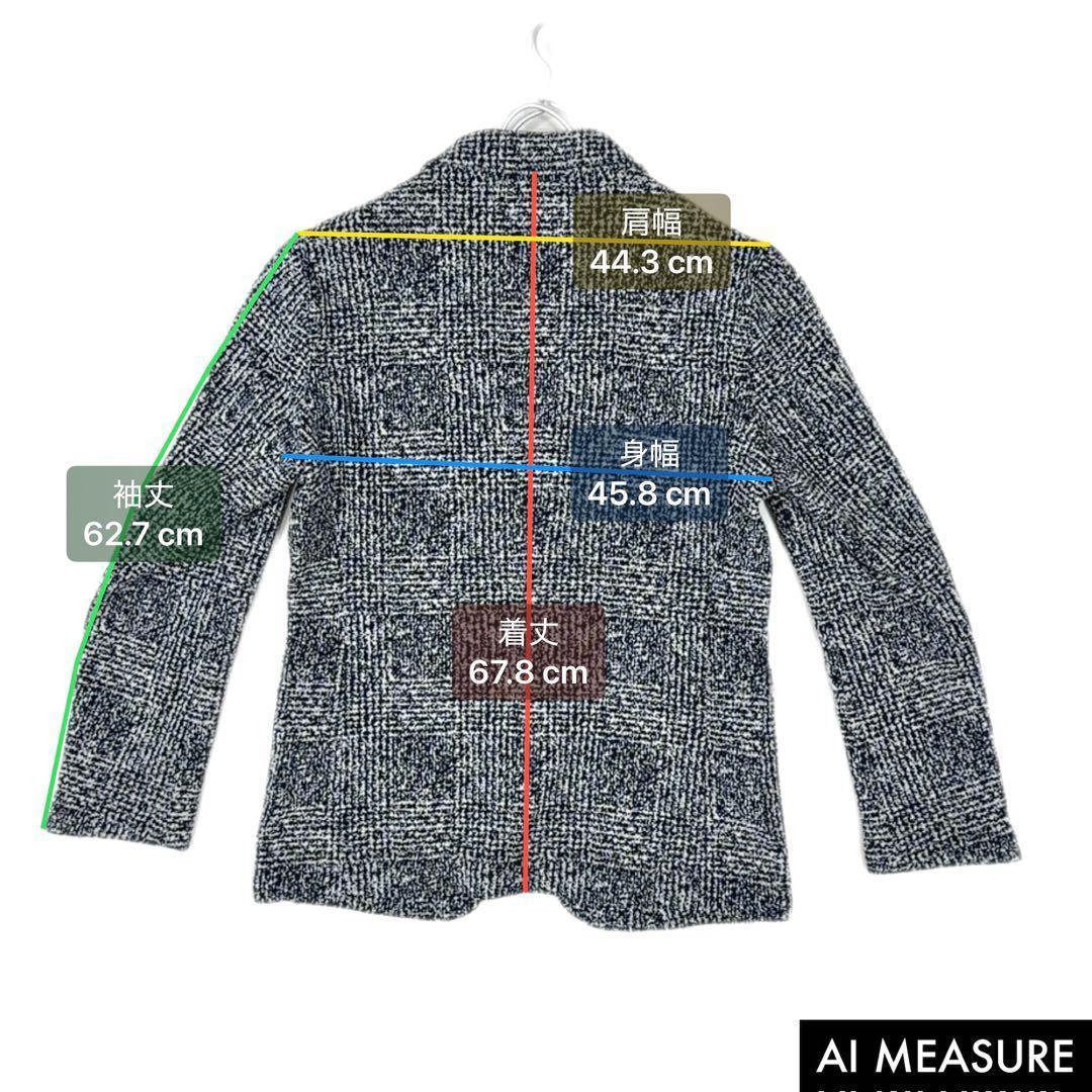 【美品】EPOCA UOMO PRIMA マイクロチェック ジャケット M相当 【美品】EPOCA UOMO PRIMA マイクロチェック ジャケット M相当