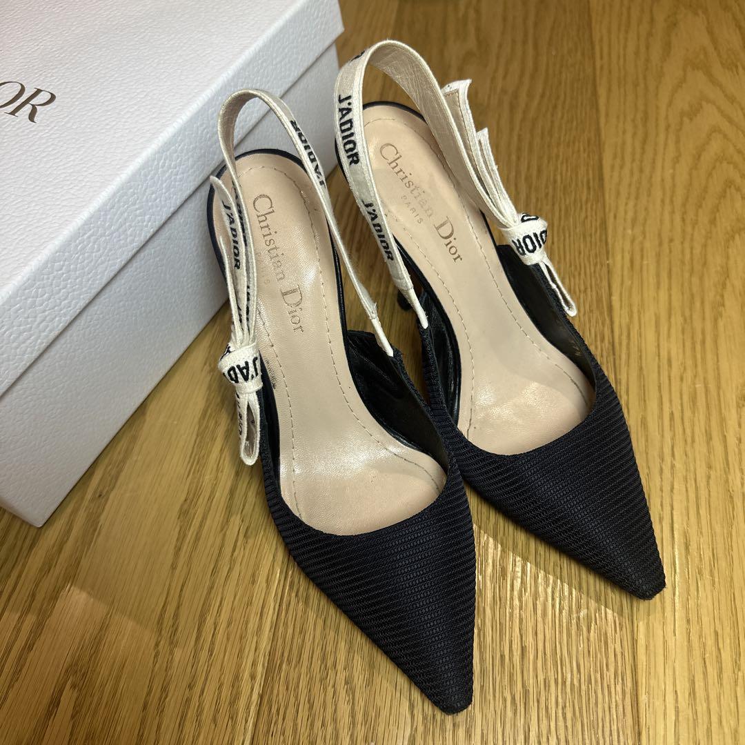 N*N様 J'Adior スリングバックパンプス ブラック