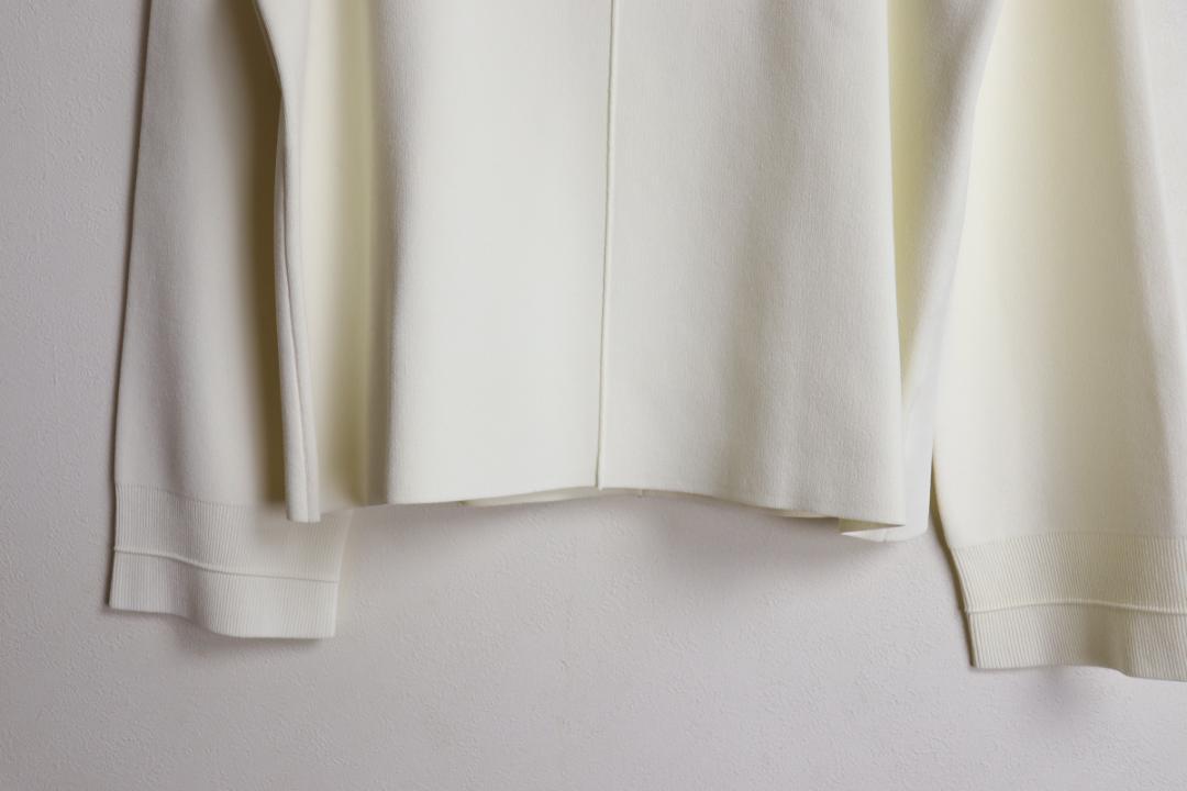 theory luxe 23AW ウォッシャブル モックネップ プルオーバー