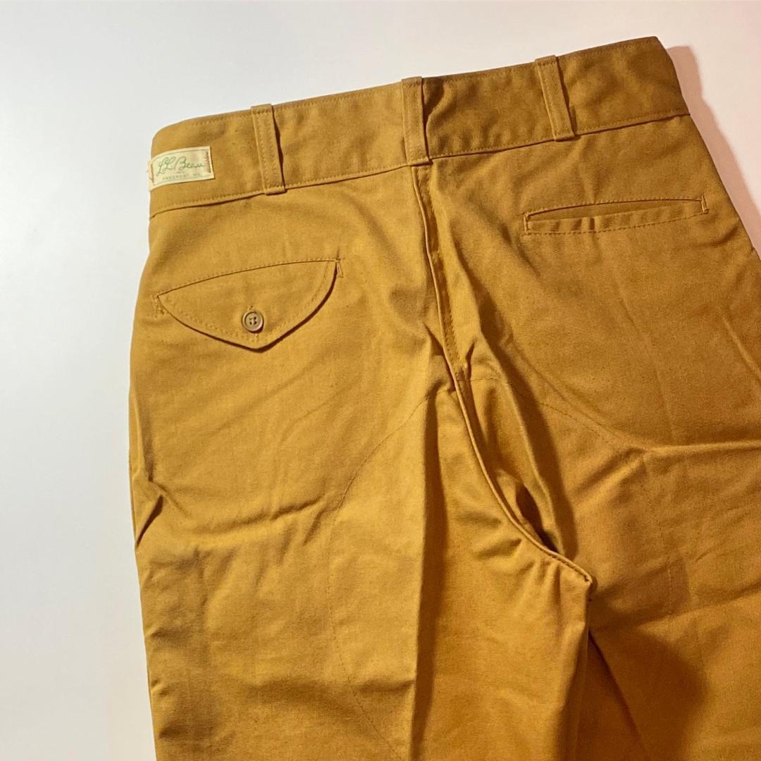 DEADSTOCK 70s 筆記体 エルエルビーン USA製 新品未使用 パンツ