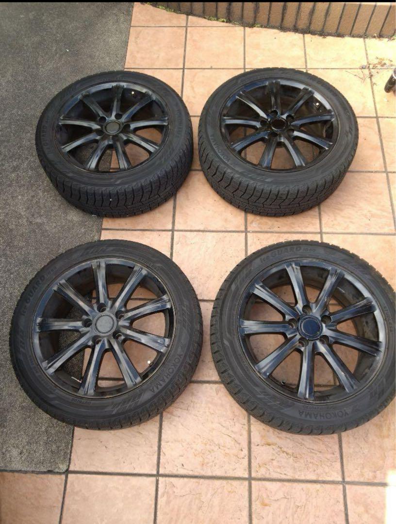 スタッドレスタイヤ 215/50R17 プリウスα使用 ICE Guard
