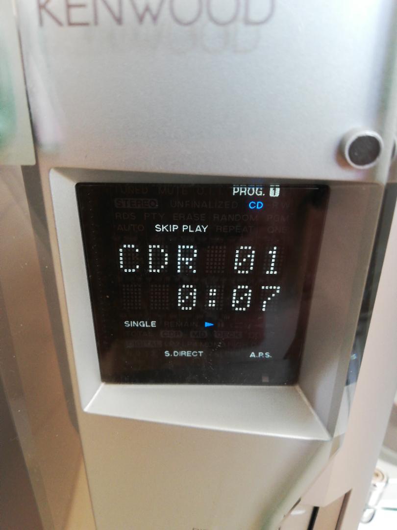 Kenwood RMD-L7CDR 動作品！贵重！