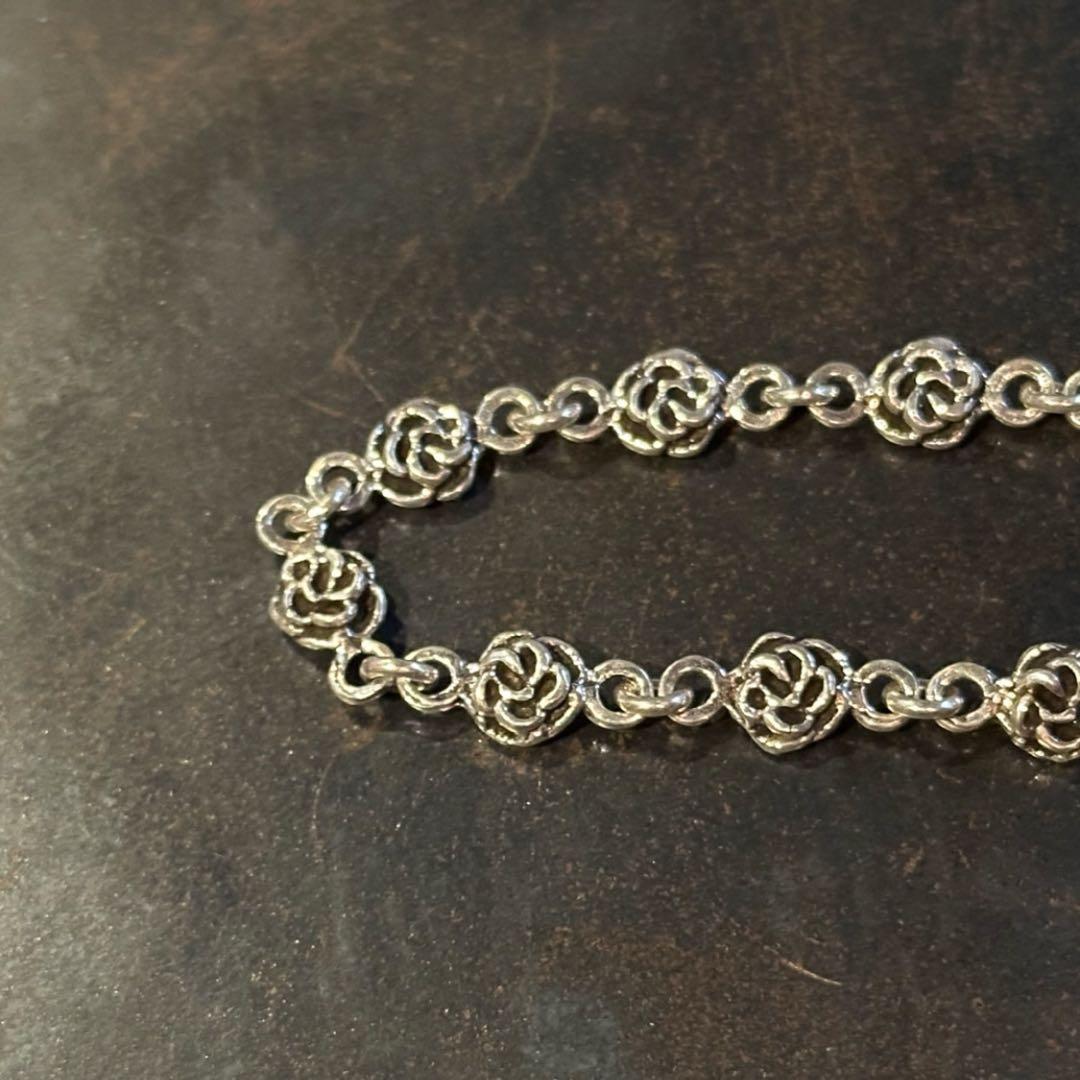 SILVER925 ROSE DESIGN BRACELET/ブレスレット