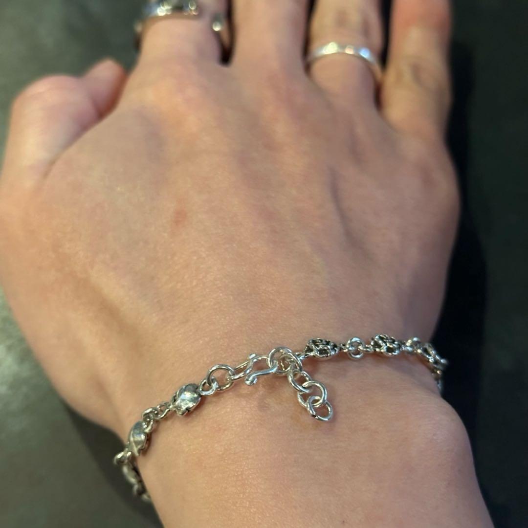 SILVER925 ROSE DESIGN BRACELET/ブレスレット
