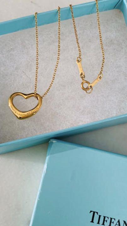 TIFFANY &Co エルサペレッティ オープンハート ペンダント