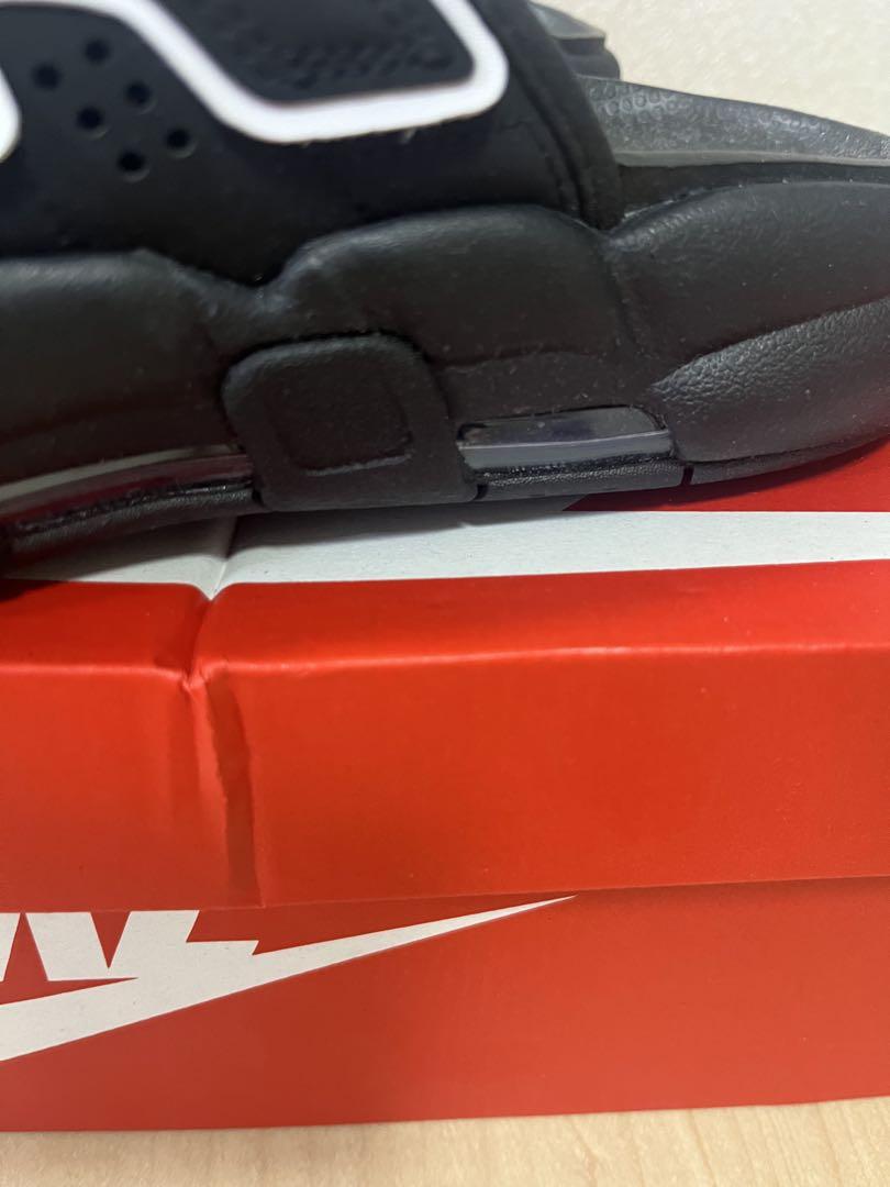 専用Nike Air More Uptempo Slide Black 30cm