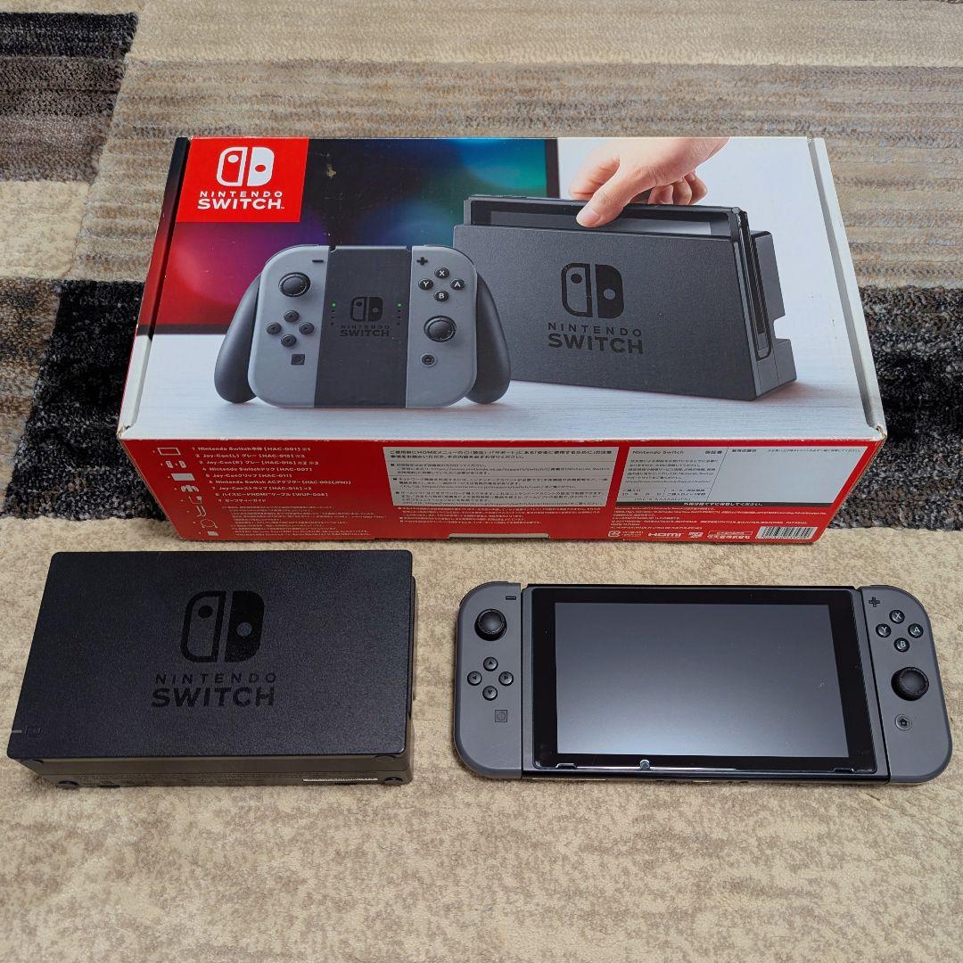 Nintendo Switch グレー 本体 ドック付き