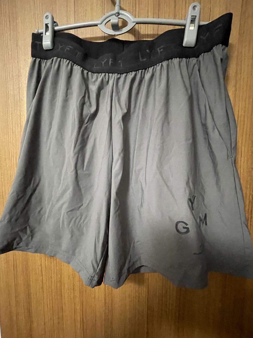 LYFT GÝM STRETCH SHORTS - D.GREY XLサイズ